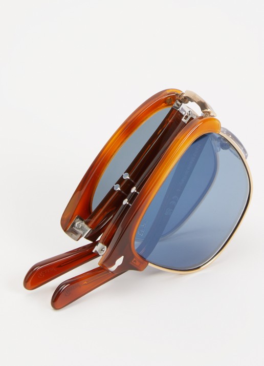Persol Wayfarer zonnebril PO3375S - detail 5 bruin