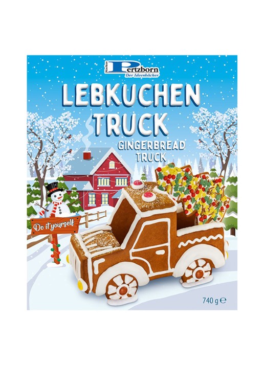 Pertzborn Do It Yourself gingerbread Truck 740 gram