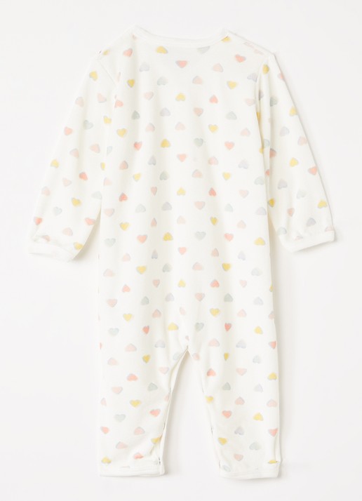 Petit Bateau Babypak met print - voorkant 2 wit