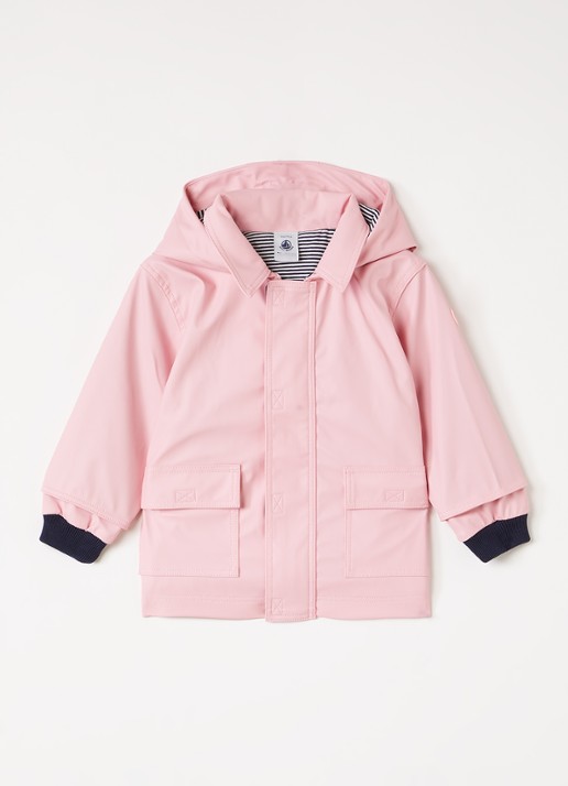 Petit Bateau Regenjas met capuchon