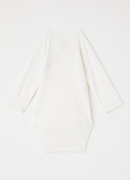 Petit Bateau Romper in giftbox 3-delig - voorkant 2 gebroken wit