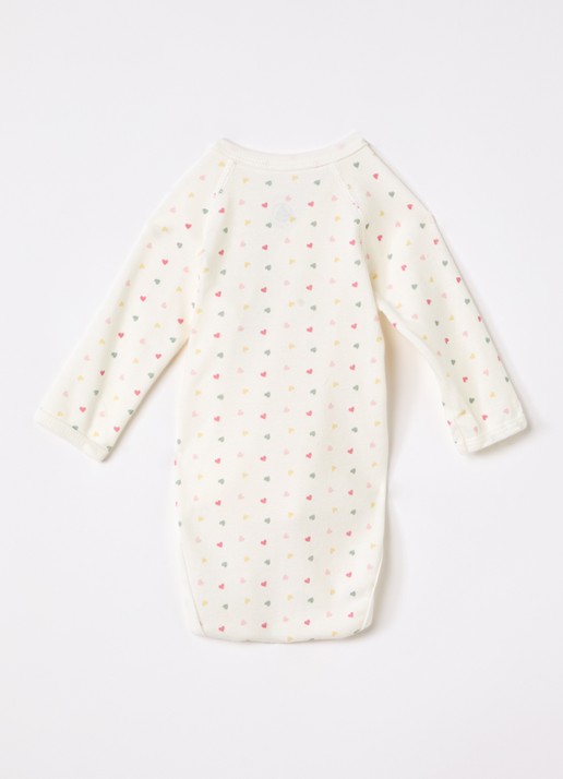 Petit Bateau Romper in giftbox 3-delig - voorkant 2 roze