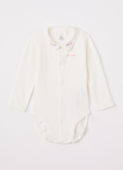 Petit Bateau Romper met borduring