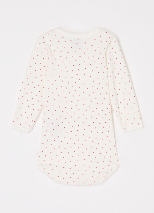 Petit Bateau Romper van  katoen in 3-pack - voorkant 2 gebroken wit