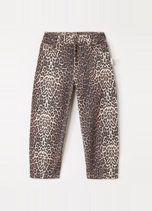 Petit Blush Balloon fit jeans met lichte wassing