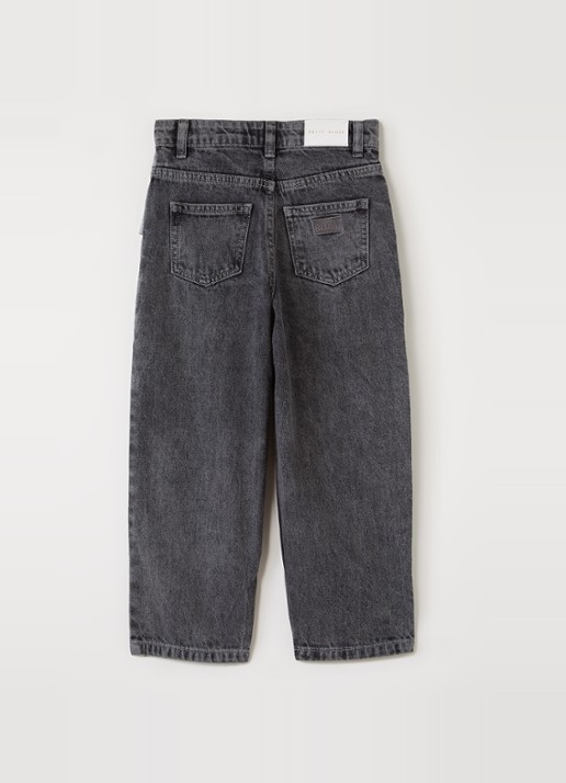 Petit Blush Balloon jeans met gekleurde wassing - voorkant 2 grijs