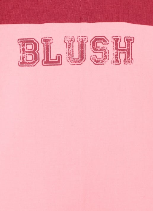 Petit Blush Blush sweater met halve rits - detail roze