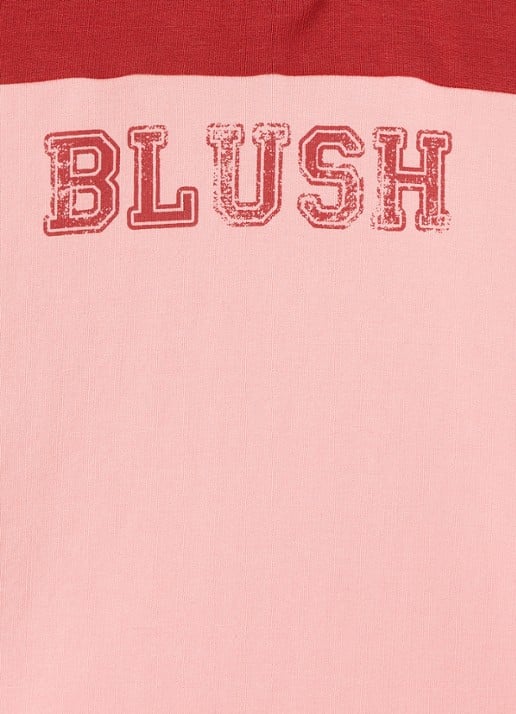 Petit Blush Blush sweater met halve rits - detail 2 roze