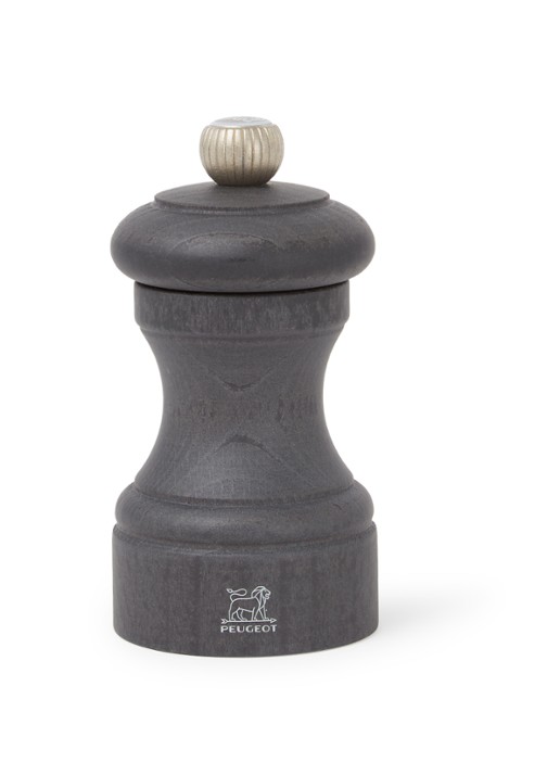 Peugeot Bistro zoutmolen 10 cm - voorkant zwart