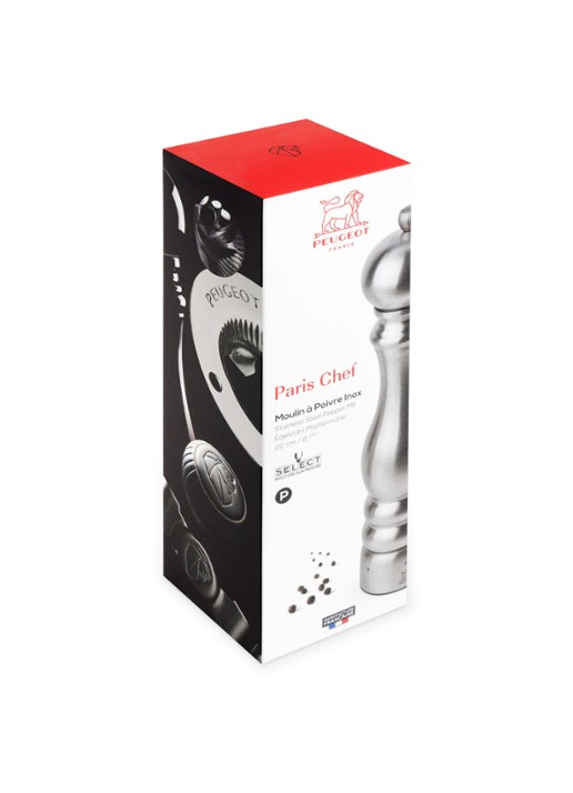 Peugeot Paris Chef pepermolen 22 cm - detail 3 zilver