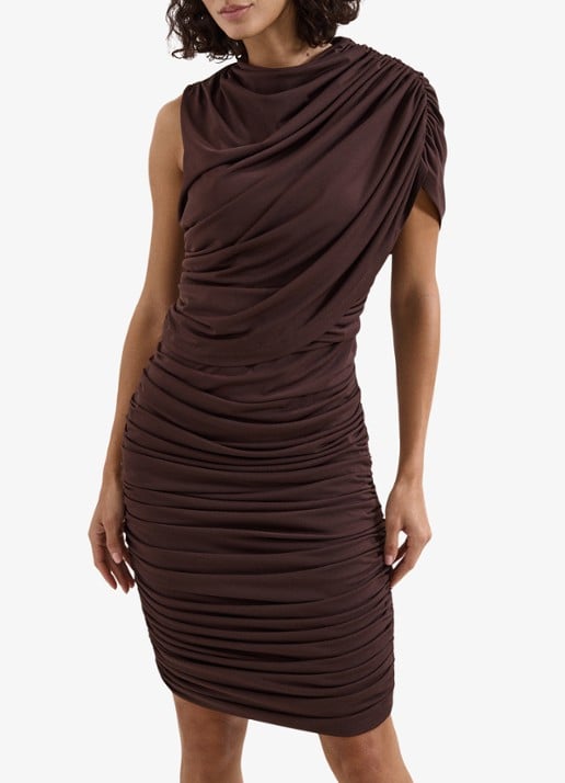Phase Eight Aimee mini jurk met asymmetrische mouw
