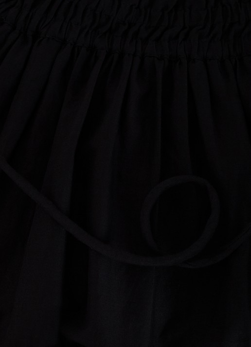 Phase Eight Alva maxi rok met plooien - detail 6 zwart