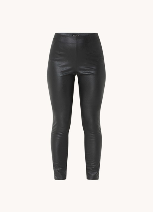 Phase Eight Amine high waist legging van imitatieleer - voorkant 2 zwart