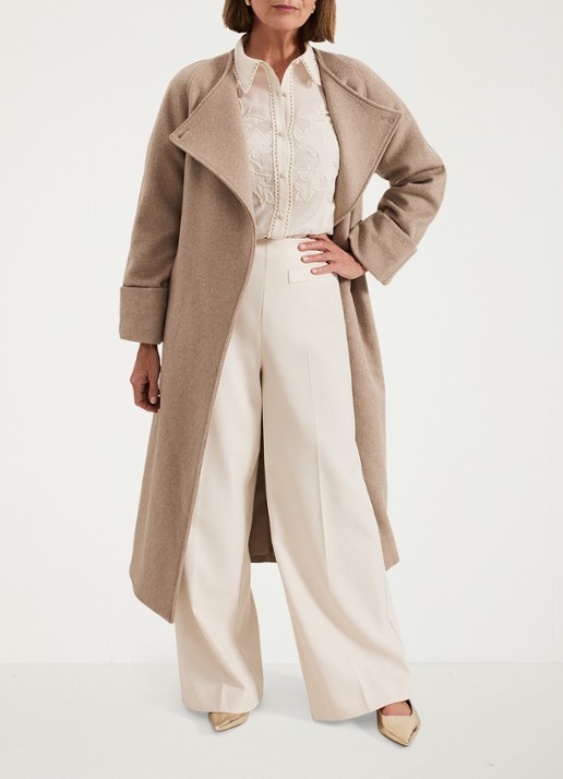 Phase Eight Aneira blouse met pailletten  - detail 4 gebroken wit