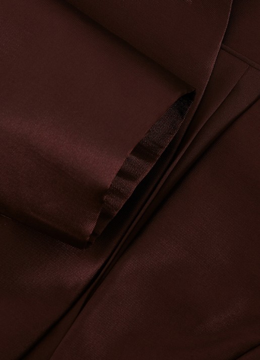 Phase Eight Ariel bolero van satijn - detail 7 donkerbruin