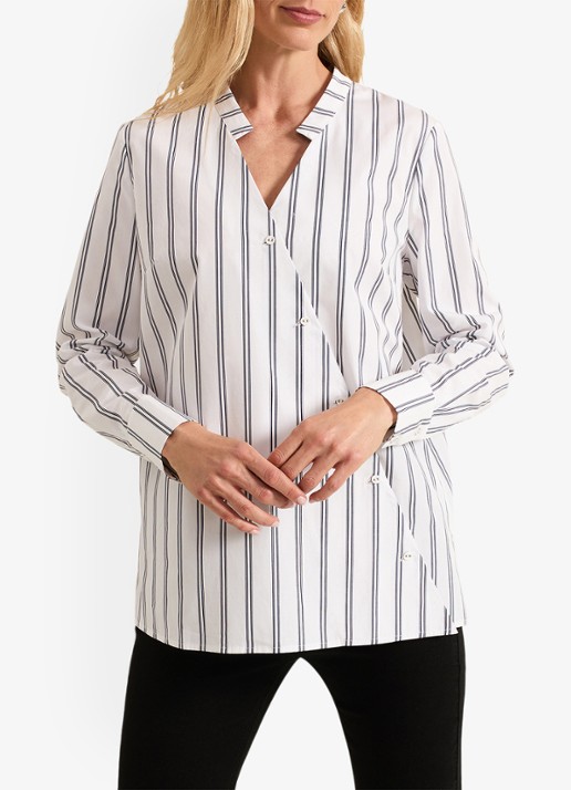 Phase Eight Ashlyn oversized blouse met streepprint