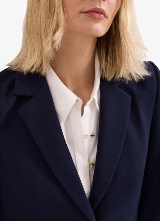 Phase Eight Aubrie blazer met klepzakken - detail 4 donkerblauw