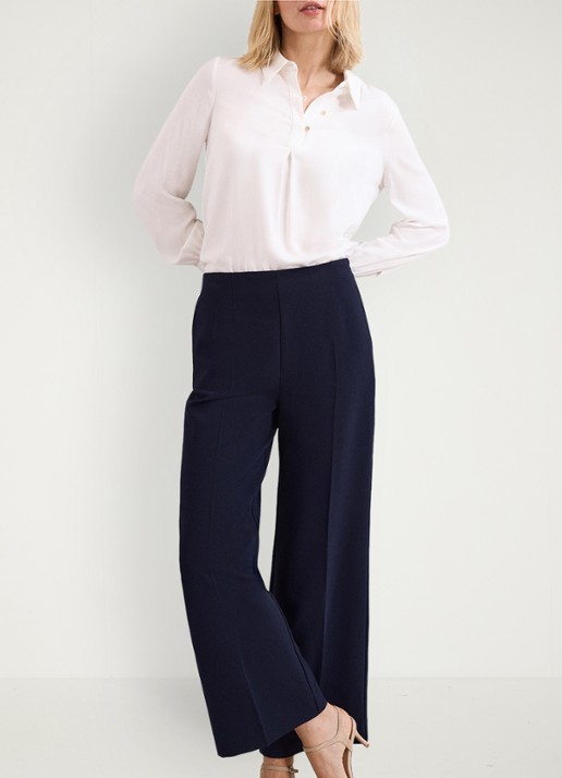Phase Eight Aubrie high waist loose fit pantalon met steekzakken - detail 6 blauw