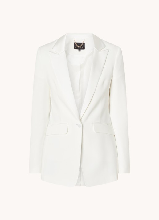 Phase Eight Beatriz blazer met klepzakken - voorkant ivoor