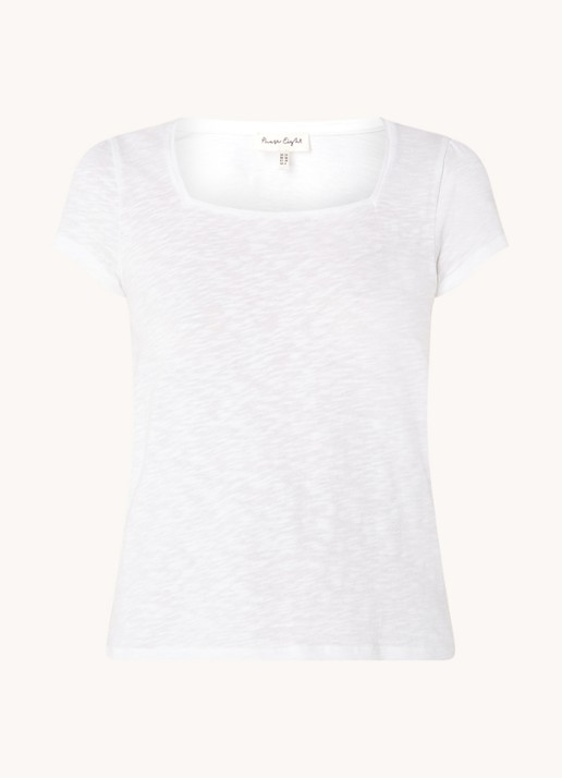 Phase Eight Bella T-shirt met stretch - voorkant wit