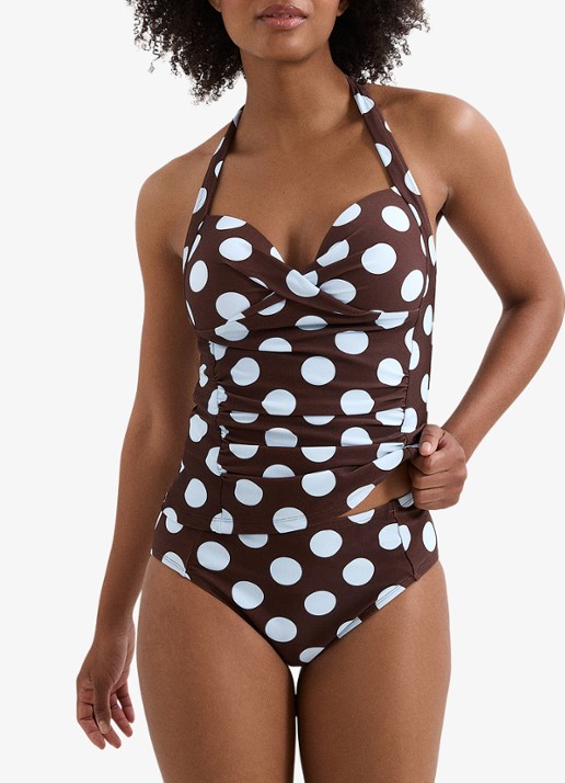 Phase Eight Bikinislip met stippenprint