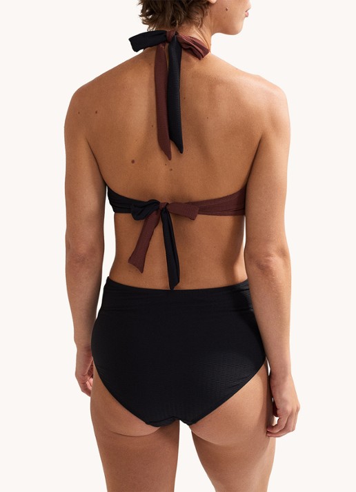 Phase Eight Bikinislip met structuur - achterkant 3 zwart