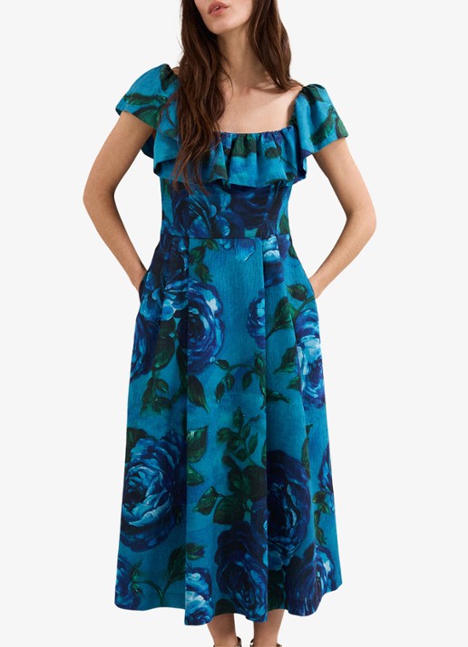Phase Eight Brianne midi jurk met bloemenprint