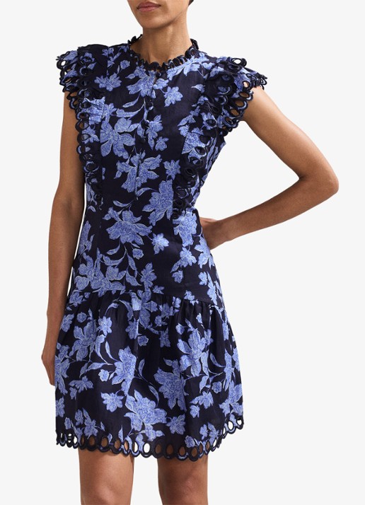 Phase Eight Caraline mini jurk met bloemenprint