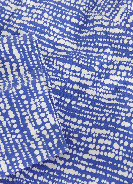 Phase Eight Carmella high waist slim fit cropped pantalon met grafische print - detail 4 donkerblauw