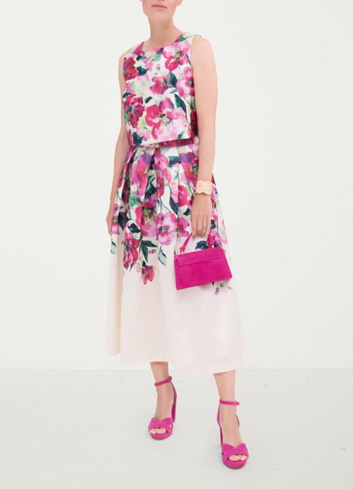 Phase Eight Celeste mouwloze top met bloemenprint - detail 5 roze