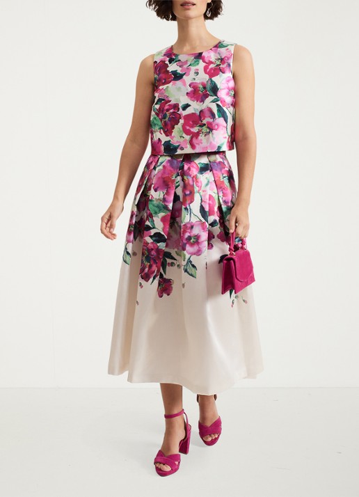 Phase Eight Celeste mouwloze top met bloemenprint - detail 7 roze