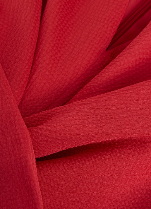 Phase Eight Celestia midi jurk met plissé en strikdetail - detail 6 rood