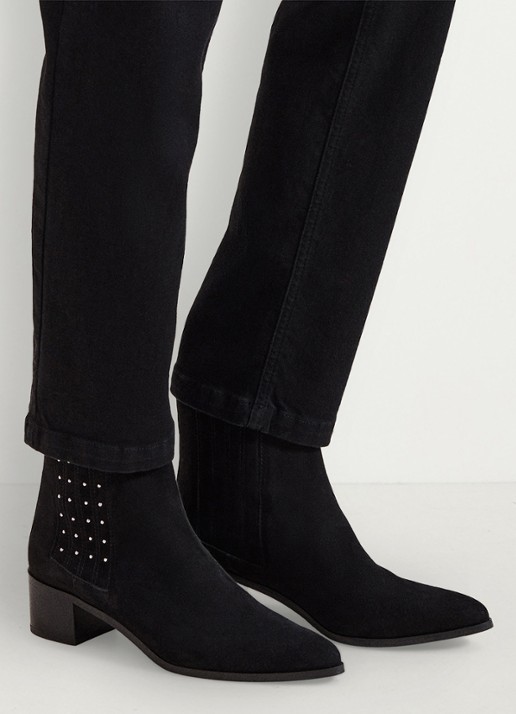 Phase Eight Chelsea boot met strass - detail 8 zwart