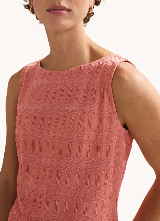 Phase Eight Clemmie mouwloze top met structuur - detail 4 roze