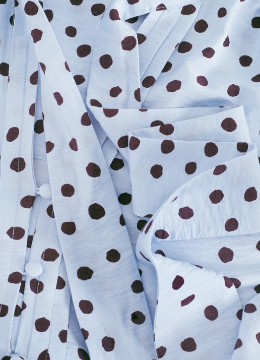 Phase Eight Coco blouse met stippenprint - detail 8 donkerblauw