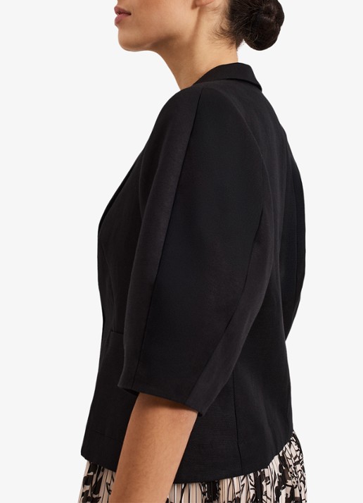 Phase Eight Coniston blazer met opgestikte zakken - detail 6 zwart