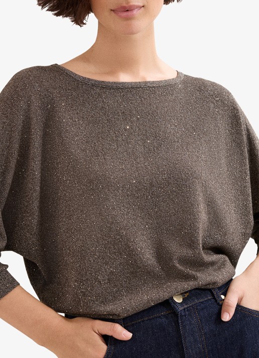 Phase Eight Cristine fijngebreide trui met lurex