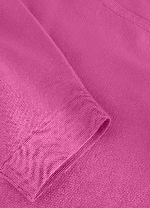 Phase Eight Cristine fijngebreide trui met vleermuismouw - detail 7 roze
