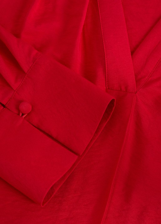 Phase Eight Cynthia blouse met V-hals - detail 7 rood
