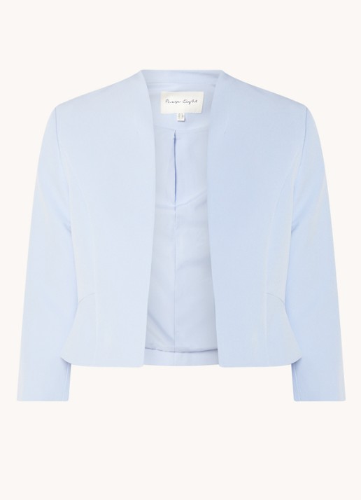 Phase Eight Daisy bolero met schoudervulling - voorkant lichtblauw