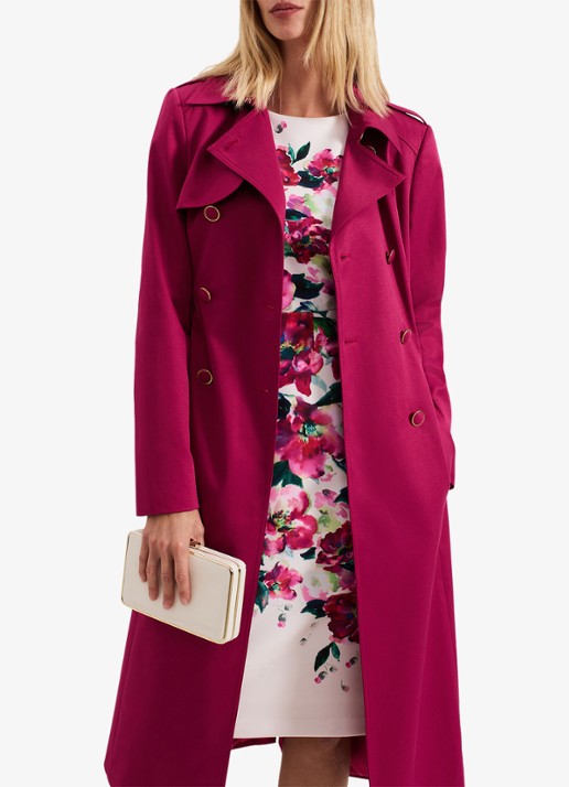 Phase Eight Dannas midi jurk met bloemenprint - detail 7 roze