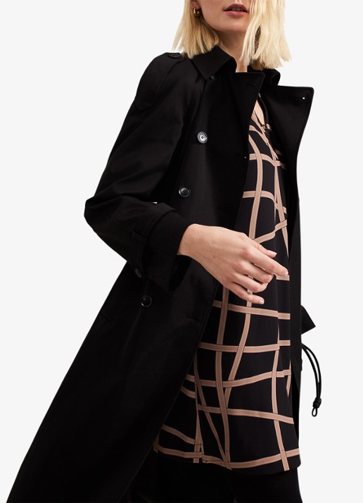 Phase Eight Darlia mini tuniekjurk met print - detail 6 camel