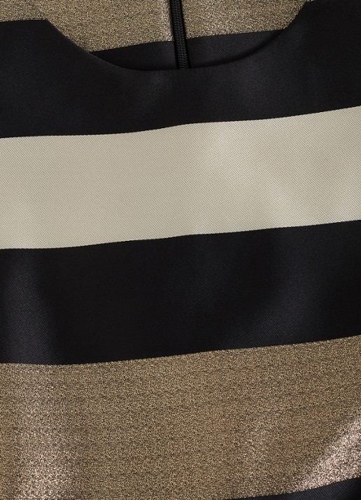 Phase Eight Delicia midi jurk met streepprint - detail 7 multicolor