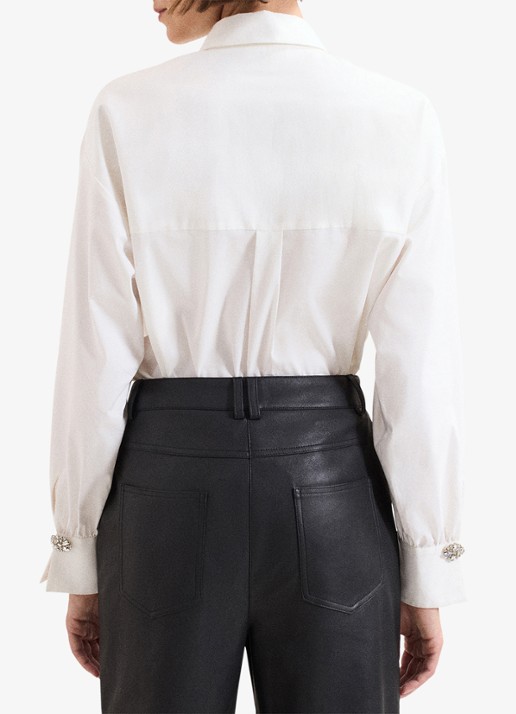 Phase Eight Dorothy blouse met strass - achterkant 5 wit