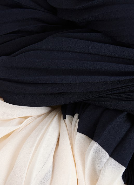 Phase Eight Eleanor midi rok met plooien - detail 8 donkerblauw