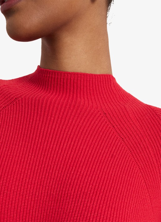 Phase Eight Eliana mini fijngebreide trui-jurk   - detail 5 rood