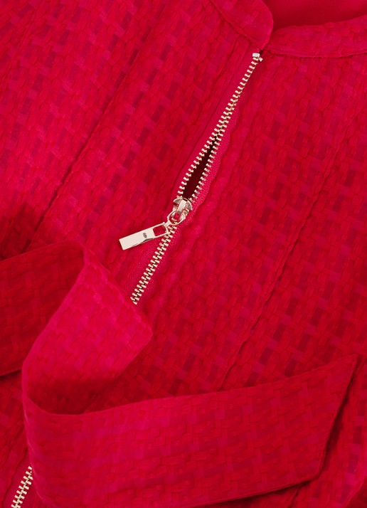 Phase Eight Elvira midi jurk met structuur - detail 7 rood