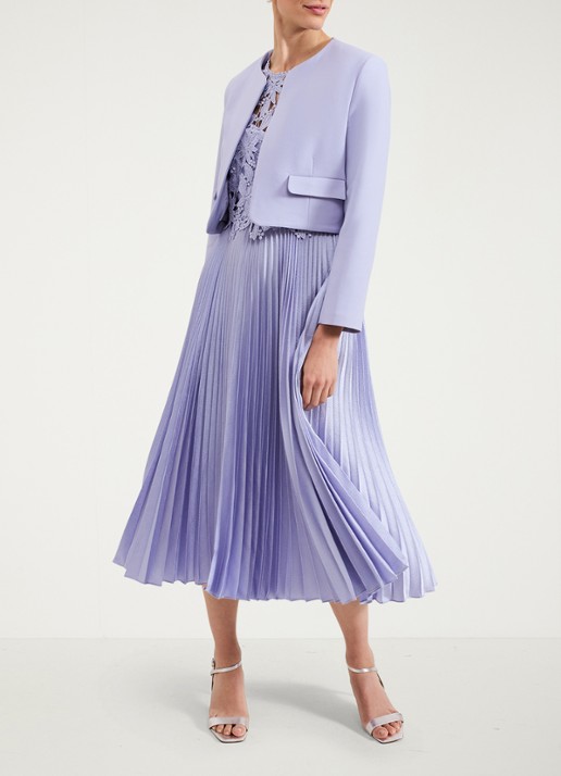 Phase Eight Emma bolero met structuur - voorkant 3 lichtblauw