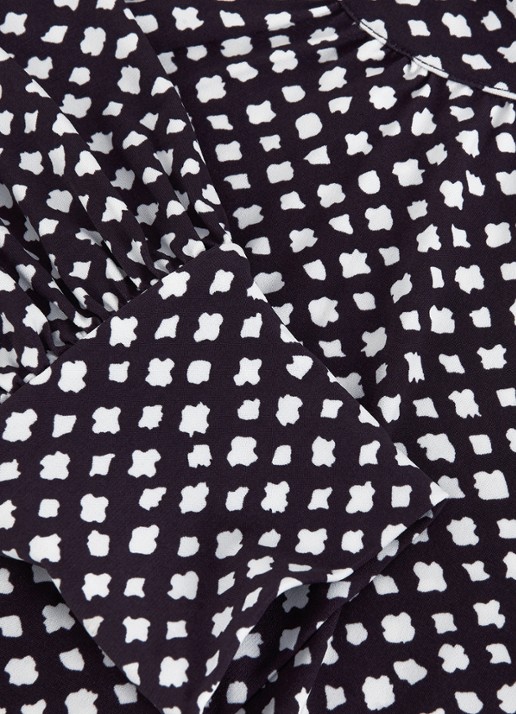 Phase Eight Esme blouse met stippenprint - detail 8 paars