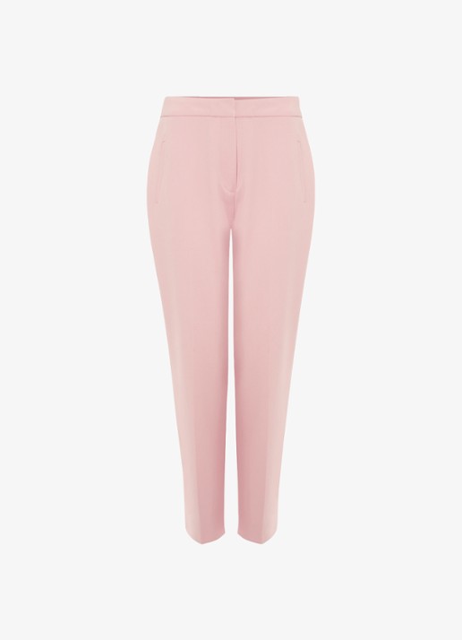 Phase Eight Fara slim fit pantalon met steekzakken - voorkant 2 lichtroze